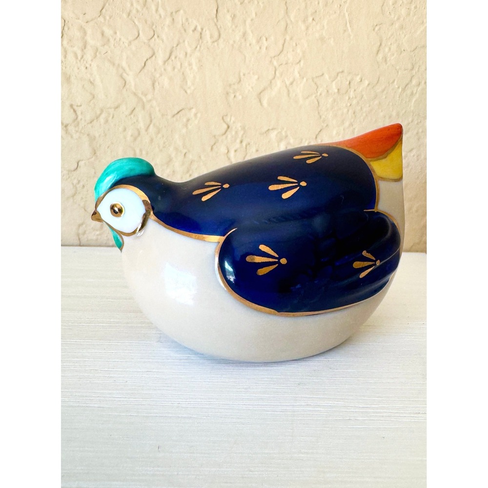 Vintage Takahashi San Francisco Chicken Hen Figurine Japan MCM